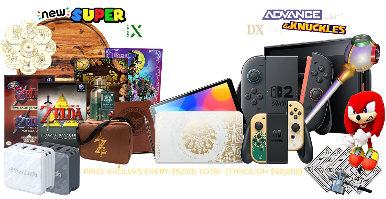 New Super Grand Prize DX Advance SP Series X Pro &amp; Knuckles OLED Model